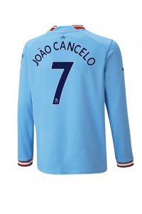 Manchester City Joao Cancelo #7 Fotballdrakt Hjemme Klær 2022-23 Lange ermer
